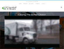 Tablet Screenshot of crystal-clean.com